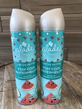 2 Pack Glade Air Freshener Spray Stay Cool Watermelon Spring Collection ... - £14.88 GBP