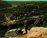 Harpers Ferry WV Panorama From Maryland Heights UNP Vtg Chrome Postcard O13 - $2.92