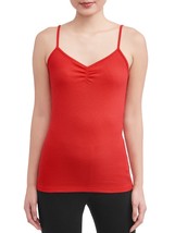 No Boundaries Women&#39;s Juniors Rib Cami Large (11-13) Red Rover Cinched F... - £7.40 GBP