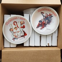 Norman Rockwell Christmas Plates Bradford Exchange Knowles - Pick Your Plate - $7.69+