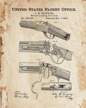 8714.Decorative Poster.Patent invention.Browning Shotgun.Home interior design - $16.20+