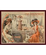 Victorian Soda Fountain Advertisement Metal Sign - $39.95
