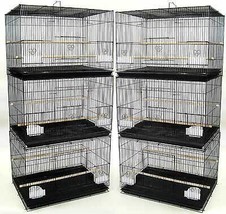 YML 6x2424BLK Lot of Six Small Bird Breeding Cages in Black - £269.53 GBP