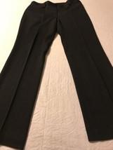 Studio 1940 Women&#39;s JeBlack Metallic Pinstriped Stretch Dress Pants Size... - £9.38 GBP