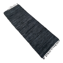 Hearth rug gray blue runner 1 thumb200