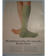 Vintage Bonnie Doon Socks Print Magazine Advertisement 1966 - €6,09 EUR
