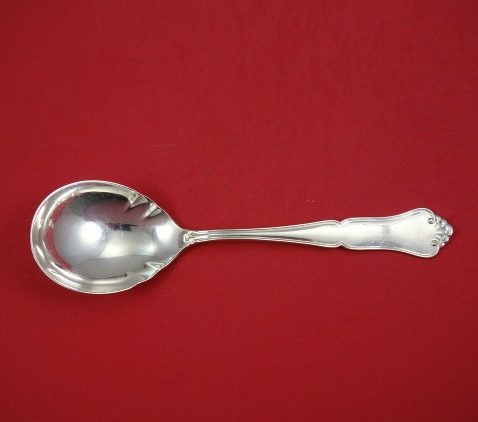 Martha by Th. Marthinsen Norwegian Sterling Silver Berry Spoon 8 1/2&quot; Se... - $187.11