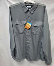 Columbia Men's XL Silver Ridge Lite Long Sleeve Shirt , Gray Omni-Shade image 2