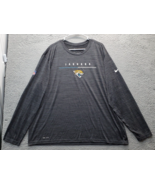 NFL Jacksonville Jaguars Nike Tee Shirt Football Mens 3XL Gray Dri Fit O... - $20.33