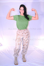 USMC MARINE CORPS MCCUU DESERT MARPAT PANTS TROUSERS MEDIUM REGULAR - $25.83