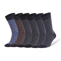 AWS/American Made Bamboo Casual and Dress Socks for Men Breathable with Gift Box - £23.47 GBP