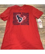 Houston Texans Girls T Shirt Size L(10/12) Red V Neck Tee NFL New. J - €8,45 EUR