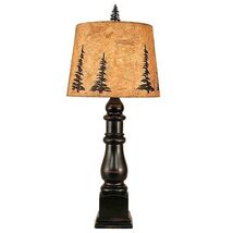 Rustic Lodge Pine Tree Table Lamp - $286.03