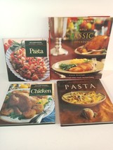Williams-Sonoma Lot 4 Hardcover Cookbooks Pasta, Classics, Chicken Recipes - £13.67 GBP