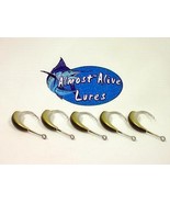 Almost Alive Lures Weighted Circle Hook Menhaden  10/0 1.75oz Pack of 5 - £11.74 GBP