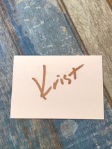 Krist Novoselic signed autographed card Nirvana - £28.13 GBP