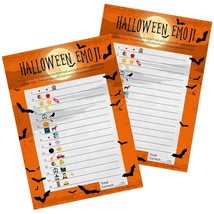 Halloween Party Emoji Guessing Game - Halloween Party Game And Activity ... - $18.99