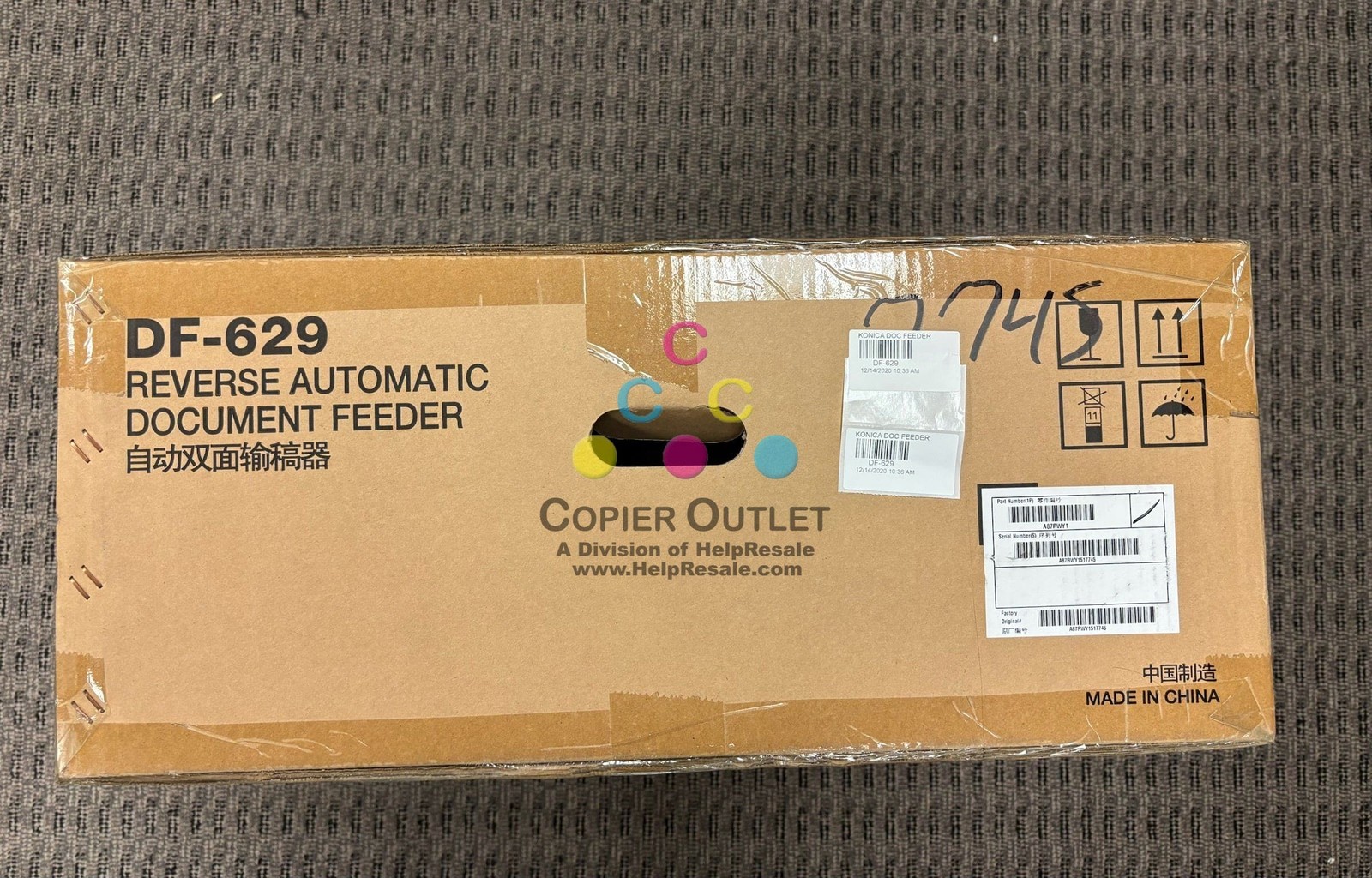 New Genuine Konica Minolta BH 308,308e,368,368e Document Feeder DF-629, A87RWY1 Item image 4
