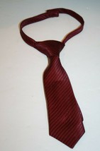 Infant Baby Boys 12 Months Burgundy Easter Sunday Neck Tie Church Hook and Loop - £5.52 GBP
