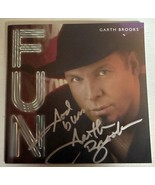 Garth Brooks Autographed &quot;Fun&quot; Music CD Cover - $109.40 CAD