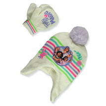 Disney Encanto Girls&#39; Mirabel Butterfly Hat &amp;Gloves 2-Piece Set White One Size - £13.22 GBP
