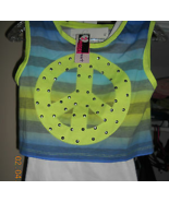 DEREK Heart Blue Multi-color Cotton Blend Casual Sleeveless Ombre Top 2P... - $189.28 MXN