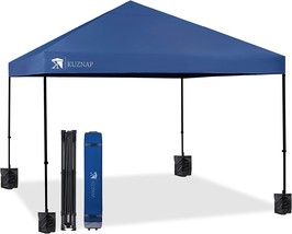 KUZNAP 12’x12’ Pop up Canopy Tent Patented EZ Set up Instant Outdoor Canopy with - £213.28 GBP