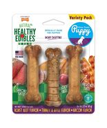 BestBy07/27 Nylabone Healthy Edibles Puppy Chews X-Small 3 Count Roast Beef - $50.26 MXN