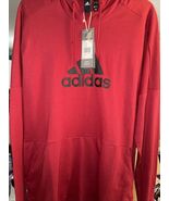Men's Red Adidas Pullover Hoodie Size L - €18,20 EUR Men's Red Adidas Pullover Hoodie Size L - €18,20 EUR