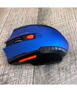2.4GHz Wireless 6D Gaming Mouse Blue Black Optical 6-Button USB Nano Rec... - $14.84