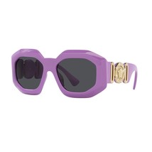 Versace Sunglasses VE4424U 536687 56mm Lilac / Dark Grey Lens - $2,424.76 MXN