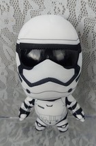 Star Wars Stormtrooper White Black 9&quot; Plush Stuffed Animal Toy Doll Figure - £6.17 GBP