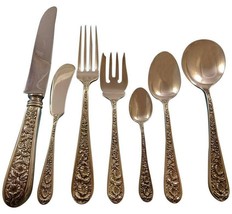Corsage by Kirk-Stieff Sterling Silver Flatware Set 12 Service 90 Pieces Dinner - $6,435.00
