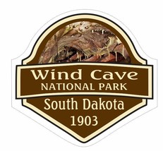 Wind Cave National Park Sticker Decal R1462 South Dakota You Choose Size - £1.52 GBP+