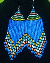 African Maasai Beaded Ethnic Tribal Earrings - Handmade in Kenya 7 - £7.89 GBP