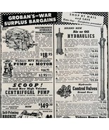 1949 Groban Retail Store Michigan Advertisement Vintage Military Surplus... - $27.56 CAD