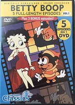 Betty Boop - 5 Full Length Episodes, Vol. 1 w/ 3 bonus Episodes [DVD] - £9.33 GBP