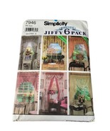 Vtg Simplicity Sewing Pattern 7946 Abbie&#39;s iffy 6 Pack Curtains - $6.99