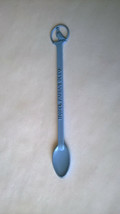 Hotel Faisan Bleu St. Martin Swizzle Stick Stirrer Spoon Blue Plastic Bird End - £7.33 GBP
