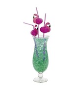 48 Pink Flamingo Bendy Straws - Tiki / Luau Beach Party Bar Supplies/Tab... - £11.94 GBP