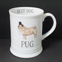 Juliana Swaney for Fringe Studio Pug Best Dog 12 oz. Stoneware Coffee Mu... - $15.27