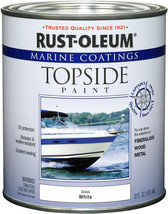 Marine Topside Paint, Gloss White, 1-Quart - £50.78 GBP