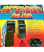 Asteroids Deluxe Arcade Flyer Original 1981 NOS Video Game Art 8.5&quot; x 11... - £49.57 GBP