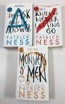 Chaos Walking Trilogy Patrick Ness Paperback Books 1 2 &amp; 3 Set Candlewick Press - £13.38 GBP