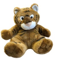 Fat Tom Cat Chubby Plush Tiger Kids of America Soft Stuffed Animal 19 Inch Vtg - £39.33 GBP