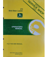 John Deere 375 Skid-Steer Loader Owner&#39;s Operator&#39;s Manual OM-M72239 H6 - $115.58 MXN