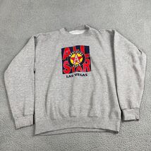 Vintage All Star Las Vegas Official Cafe Gray Sweater Men Adult Size Medium - €13,77 EUR