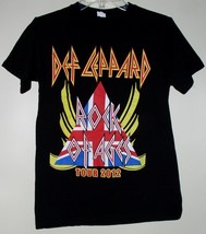 Def Leppard Concert Tour Shirt Vintage 2012 Rock Of Ages Poison Lita Ford Small - £37.95 GBP