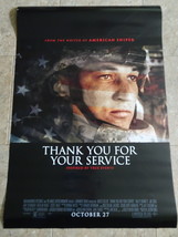 THANK YOU FOR YOUR SERVICE - MOVIE POSTER WITH MILES TELLER - $13.68 CAD