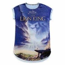 Disney Store VHS Cover The Lion King Simba Woman&#39;s Nightshirt 2021 - £39.58 GBP